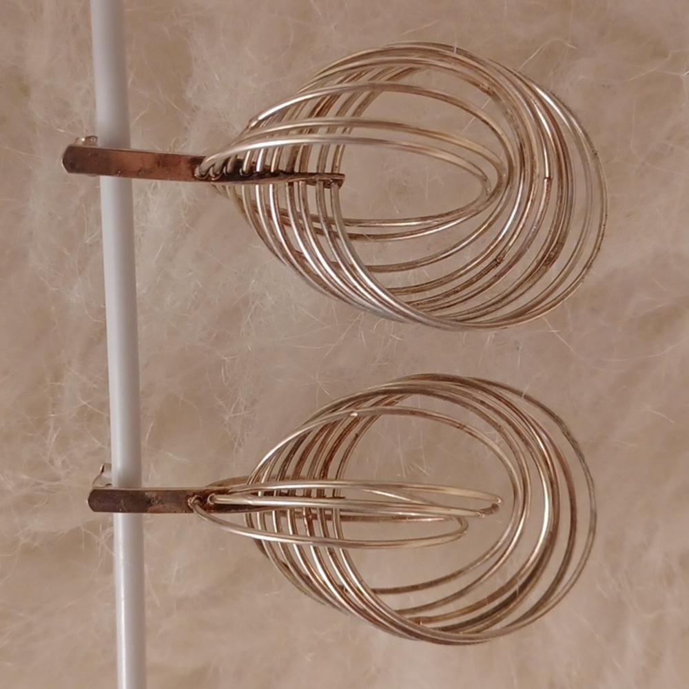 Sterling Silver Mobile Earrings. - image 2